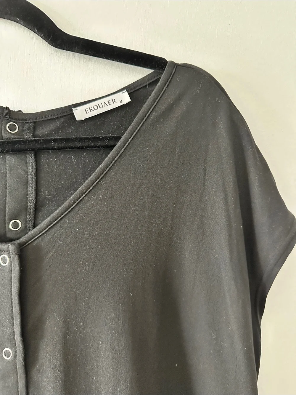 Ekouaer Labor/Delivery/Hospital Gown Nursing Nightgown Maternity Sleepwear